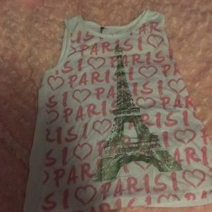 Paris tanked shirt